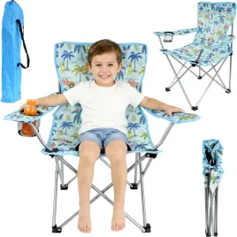 krzeslo-turystyczne-skladane-dzieciece-niebieskie-kids-collection