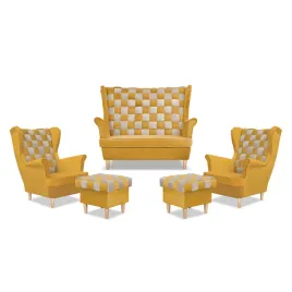 zestaw-uszak-carol-duo-sofa-fotele-pufy-family-meble-zolty-miodowo-szary