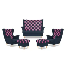 zestaw-uszak-carol-duo-sofa-fotele-pufy-family-meble-granatowo-rozowy