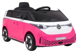 pojazd-volkswagen-id-buzz-rozowy-przyciski-dzwiekow-i-klaksonu-kierownicy