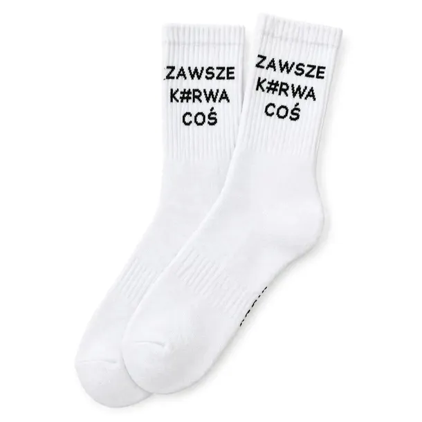 SKARPETKI "ZAWSZE KURWA COŚ"