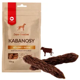maced-naturalny-przysmak-dla-psa-kielbaski-wolowe-z-ryzem-100g