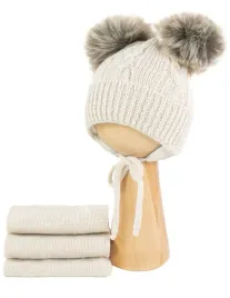 proman-czapka-2-pompony-futrzane-rozmiar-0-4-mc