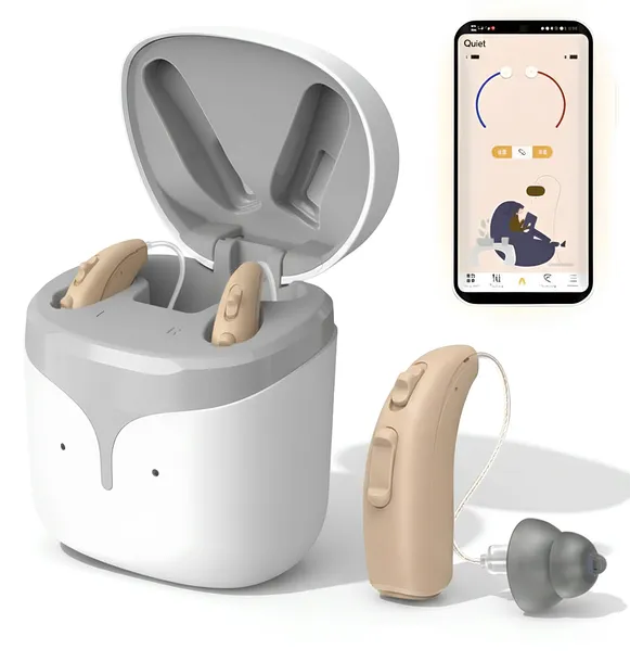 smart aparat słuchowy RIC Cadenza e71 Bluetooth app otc mocny wzmacniacz