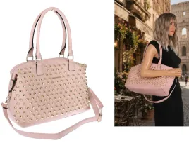 torebka-damska-kuferek-listonoszka-a4-shopper-z-cwiekami-modna-ch25-rozowa