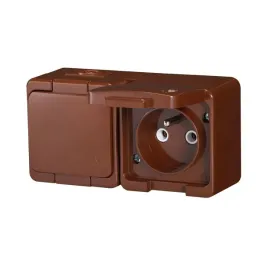gniazdo-podwojne-natynkowe-zewnetrzne-poziome-brazowe-ip44-nt-6s-smart-abex