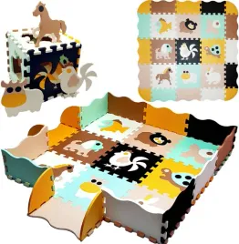 skladana-mata-piankowa-puzzle-zwierzeta-xl-bezpieczna-dla-dzieci-na-podloge