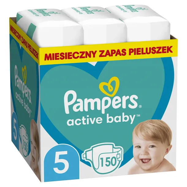 Pampers Active Baby 5 150 szt. 11-16 kg Pieluszki