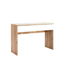 asti-as-72-wb-konsola-toaletka-2-szuflady-dab-craft-bialy-polysk