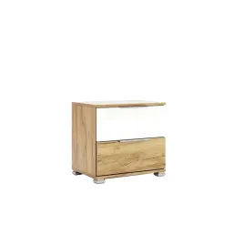 asti-as-54-wb-szafka-nocna-2-szuflady-dab-craft-bialy-polysk