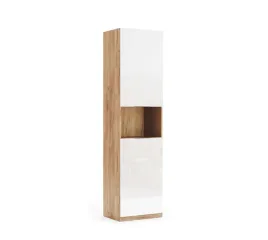 asti-as-102-wb-regal-2-drzwiowy-dab-craft-bialy-polysk