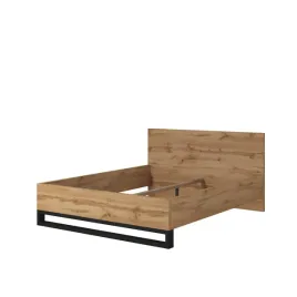 halle-s-lozko-160x200-cm-dab-wotan-czarny-mat