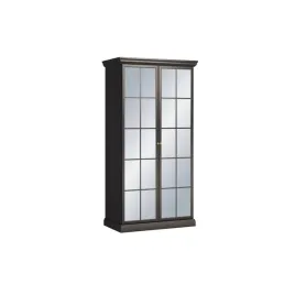 lucca-s2dl-szafa-2-drzwiowa-z-lustrem-czarny-grafit-dab-craft