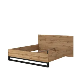 halle-s-lozko-180x200-cm-dab-wotan-czarny-mat