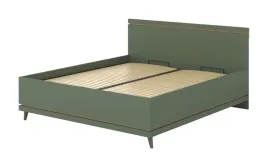scandi-lozko-180x200-cm-ze-stelazem-zgaszona-zielen-dab-olejowany
