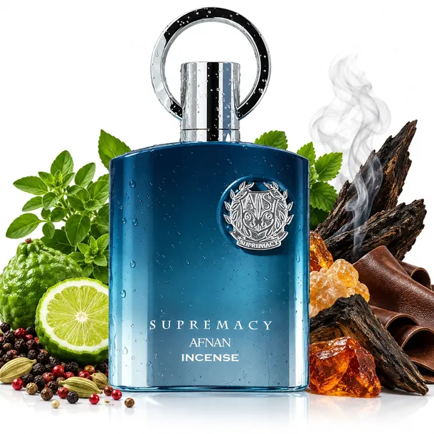 Afnan Supremacy Incense EDP 100 ml – Perfumy Męskie Oud Kadzidło Skóra Orientalne