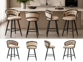 krzeslo-barowe-do-wyspy-90-polhoker-tessa-velvet-bezowy-na-czarnym-stelazu