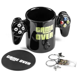 zestaw-gracza-game-over-kubek-podkladka-breloki