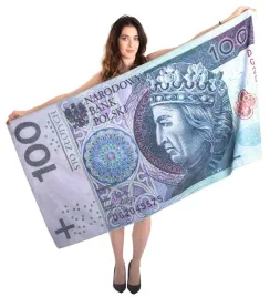 recznik-kapielowy-stowka-banknot-100-pln