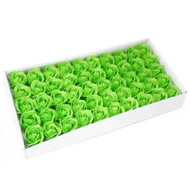 zielone-mydlane-roze-komplet-50-sztuk-w-pudelku