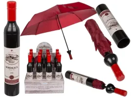 elegancka-bordowa-parasolka-w-etui-w-ksztalcie-butelki-wina