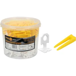 system-poziomowania-plytek-100-klinow-300-klipsow-1-mm-14-mm-vorel