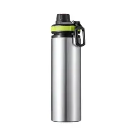 bidon-aluminiowy-850-ml-srebrny-z-zakretka-z-zielona-wstawka-do-sublimacji