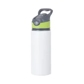 bidon-aluminiowy-650-ml-bialy-z-zakretka-z-zielona-wstawka-do-sublimacji