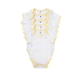 body-dzieciece-z-krotkim-rekawem-do-sublimacji-zolta-lamowka