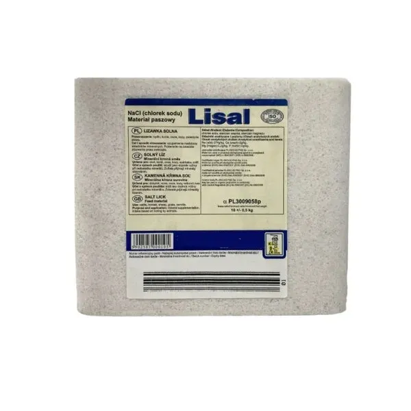 Lizawka solna LISAL kostka biała 10 kg