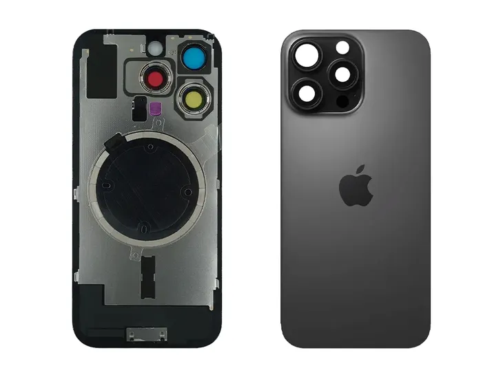 Szybka Tył Klapka Baterii z obiektywem  Apple iPhone 16 Pro Max Black