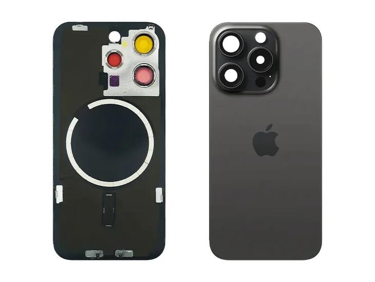 Szybka Tył Klapka Baterii z obiektywem Apple iPhone 15 Pro Black