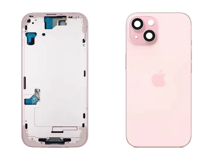 Korpus Ramka Obudowa Tył Apple iPhone 15 Różowy
