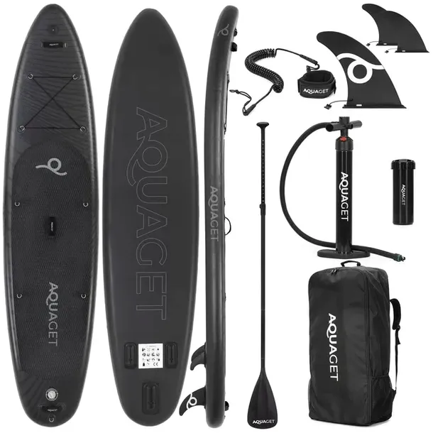 Deska pompowana do pływania SUP 350 cm paddleboard komplet z wiosłem i wypo
