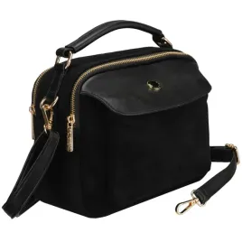 czarna-torebka-damska-mala-listonoszka-na-suwak-miejska-saszetka-crossbody