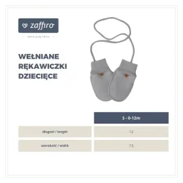 zaffiro-rekawiczki-dzieciece-welna-premium-0-12m-grey