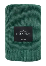 lullalove-bambusowy-mieciutki-koc-niemowlecy-butelkowo-zielony-80x100