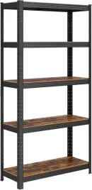 songmics-2szt-regal-metalowy-industrialny-5-polek-brazowo-czarny-75x30x150