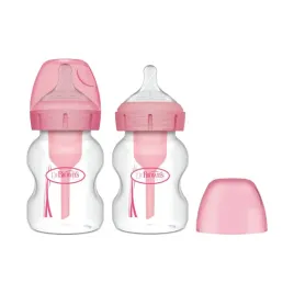 dr-browns-wb52601-butelka-szeroka-szyjka-150ml-pp-options-plus-2-pak-rozowy