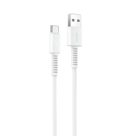 yesido-kabel-ca120-18w-usb-type-c-1m-pvc-2a-white-bialy