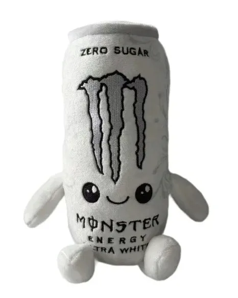 MASKOTKA PLUSZAK MONSTER ENERGY WHITE ZERO SUGAR PREZENT DLA DZIECI