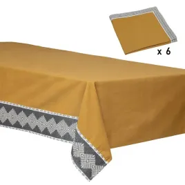 obrus-bawelniany-prostokatny-zolty-ochra-150-x-250-cm-6-serwetek
