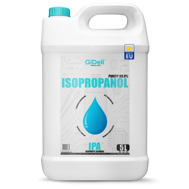Alkohol Izopropylowy 5L GiDeli IPA Izopropanol 99,9%