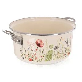 garnek-emaliowany-kremowy-maki-26-cm-5-l