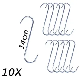 10x-nierdzewny-hak-wedzarniczy-pojedynczy-do-wedzenia-wedlin-4-mm-14-cm