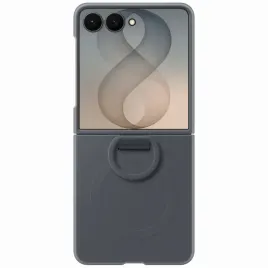 etui-do-samsung-z-flip8-silikonowe-z-ringiem-magnetycznym-czarne
