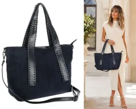 torebka-damska-a4-shopper-zamszowa-torba-na-ramie-z-paskiem-mc788-granatowa