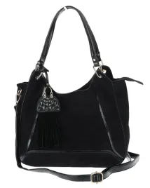 torebka-damska-zamszowa-worek-shopper-na-ramie-listonoszka-mc869-czarna