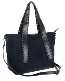 torebka-damska-a4-shopper-zamszowa-torba-na-ramie-z-paskiem-mc788-granatowa