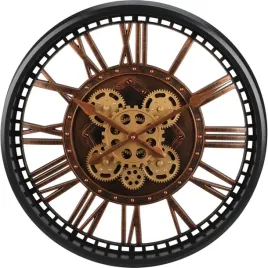 zegar-scienny-obrotowy-mechanizm-50cm-brazowy
